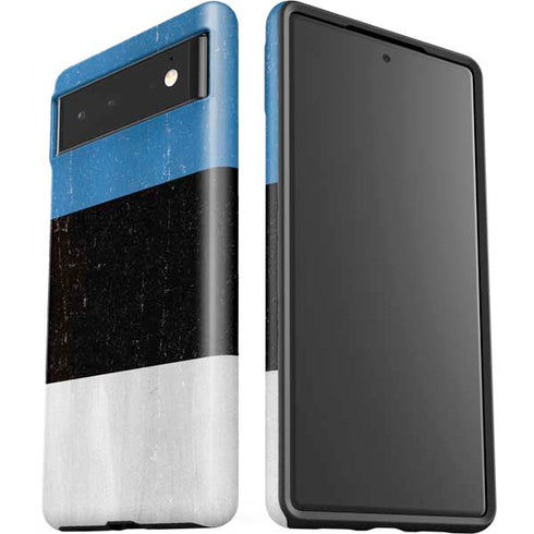 Estonia Flag Distressed Google Pixel 6 Case